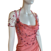 Silk Beaded Dress (S)