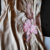 Silk Floral Embroidered Dress (L)