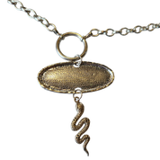 Silver Snake Necklace