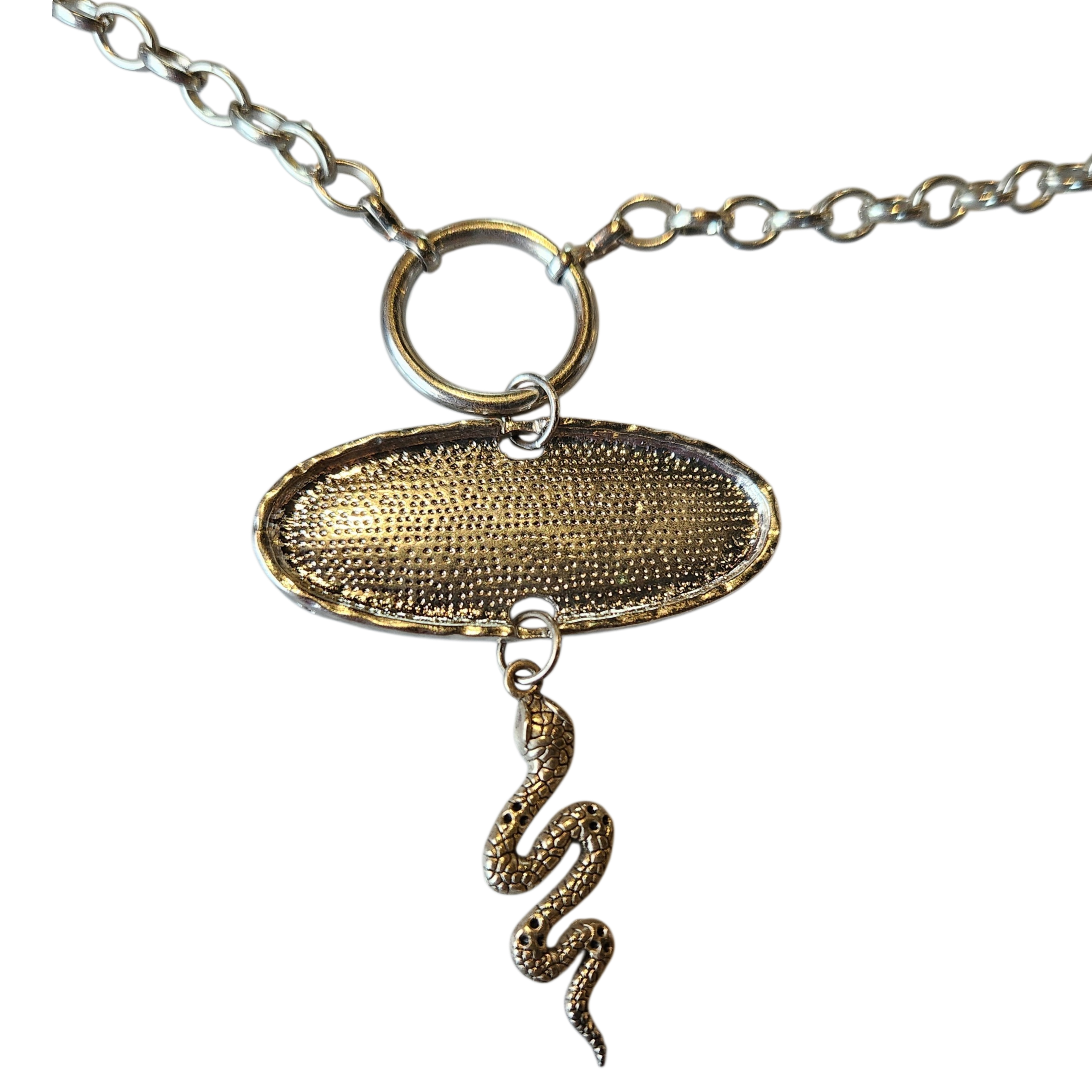 Silver Snake Necklace