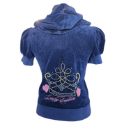 Juicy Couture Royal Blue Shortsleeve Hoodie ( M)