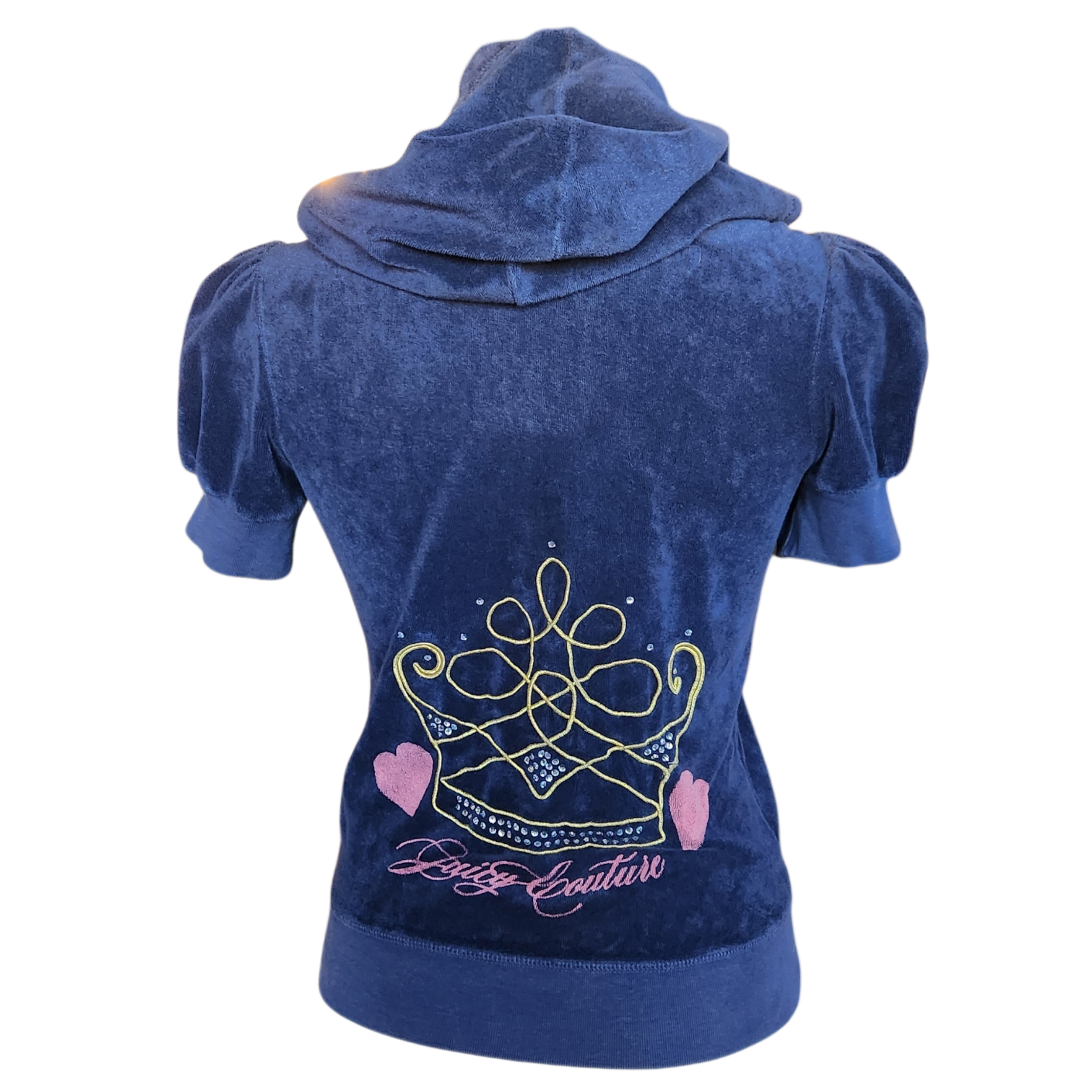 Juicy Couture Royal Blue Shortsleeve Hoodie ( M)