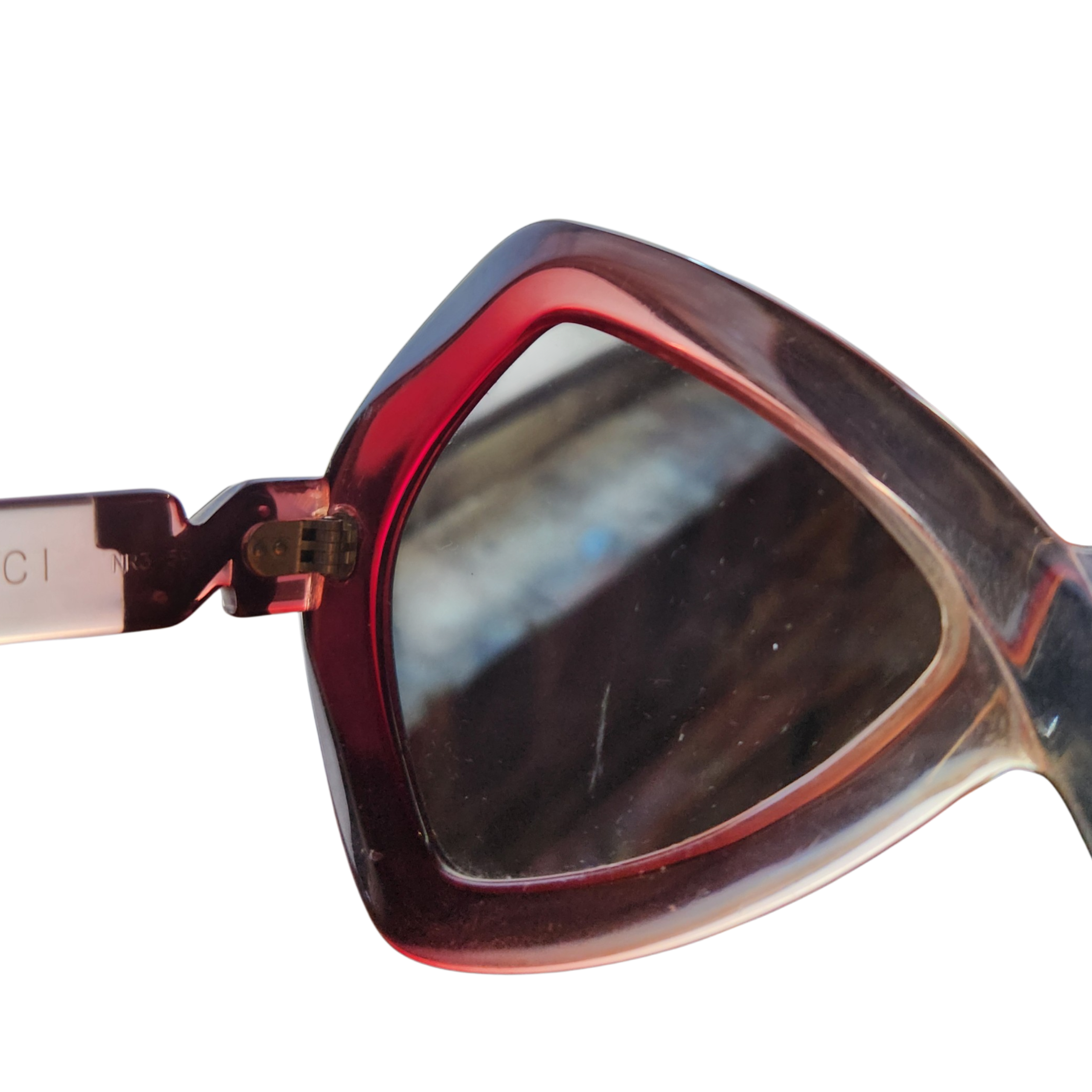 Nina Ricci 1970s oversized butterfly sunglasses