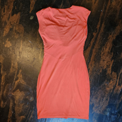 Orange Dreamsicle Body-con Midi Dress (M)