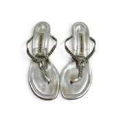 Vintage Manolo Blahnik Kitten Heels Jeweled - (6)