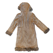 Tan Faux Fur Lined Duster (L)
