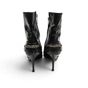 Christian Dior by Galliano FW 2004 Black Gambler Ankle Boots (6.5)