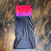 Strappy Sweetheart Double Slit Dress (S)