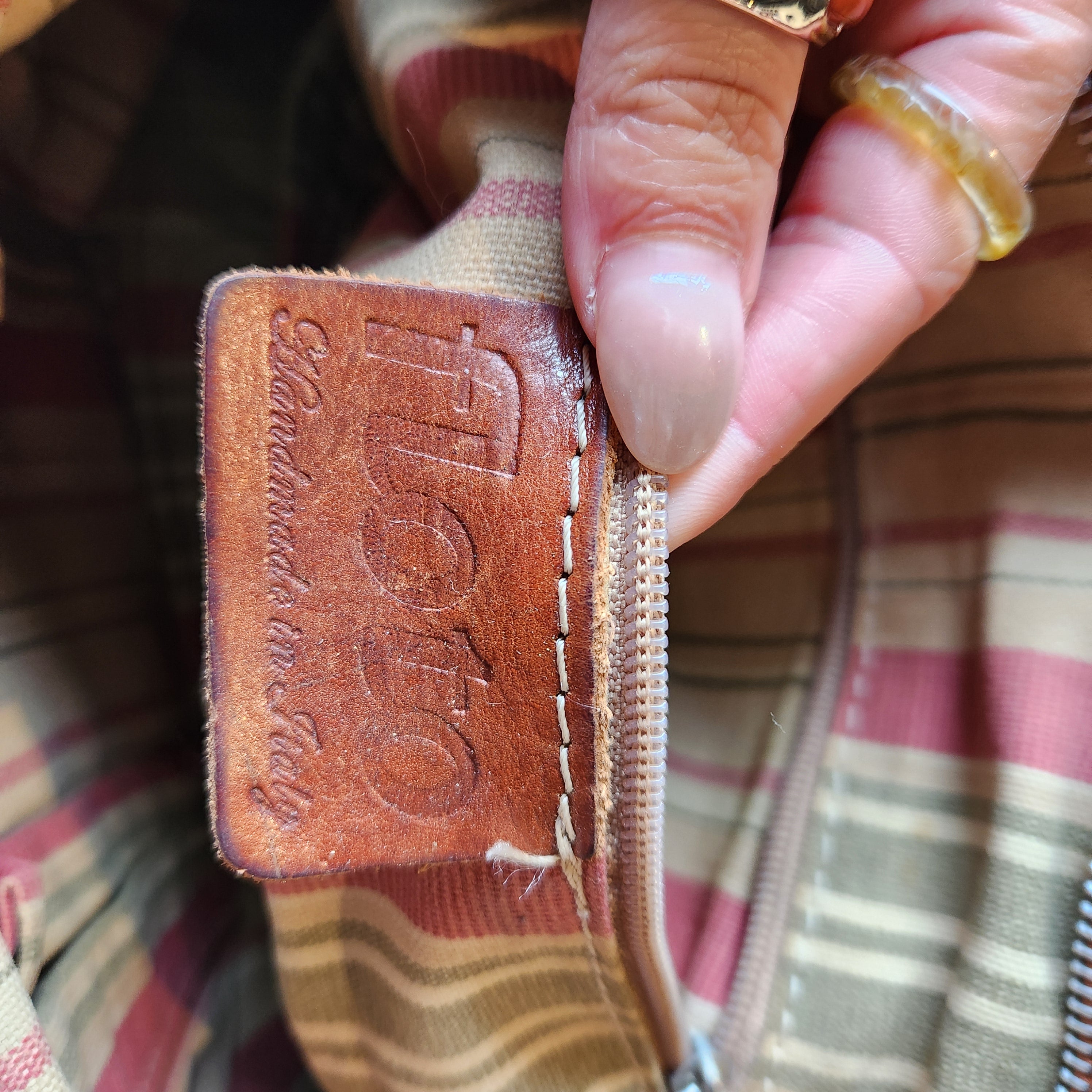 Vintage Italian Leather Shoulder Bag