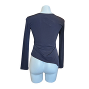 Asymmetrical Floral Sequin Top (S/M)