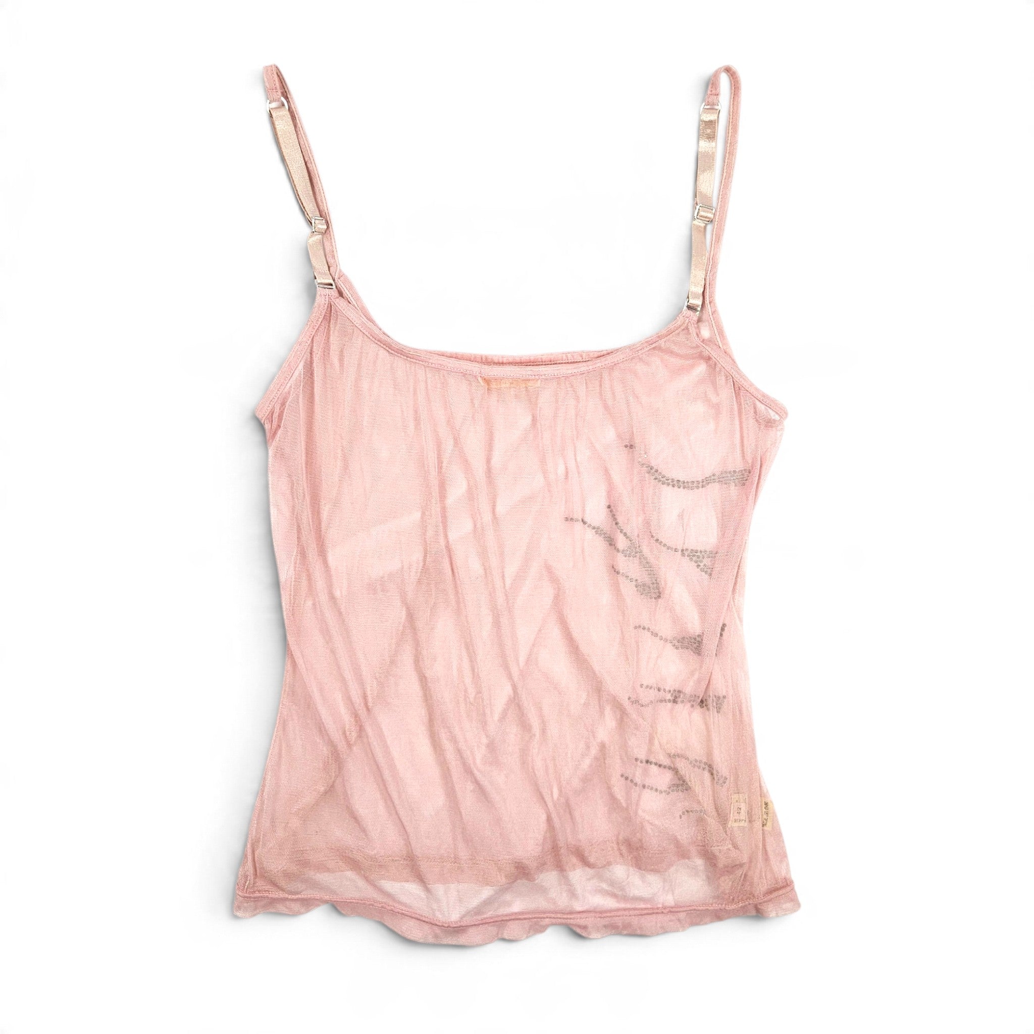 Vintage Y2K Roberto Cavalli Pink Embellished Cami Top (M)