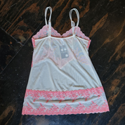 Off-White Embroidered Slip Dress (XL)