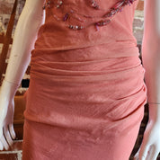 Silk Beaded Dress (S)