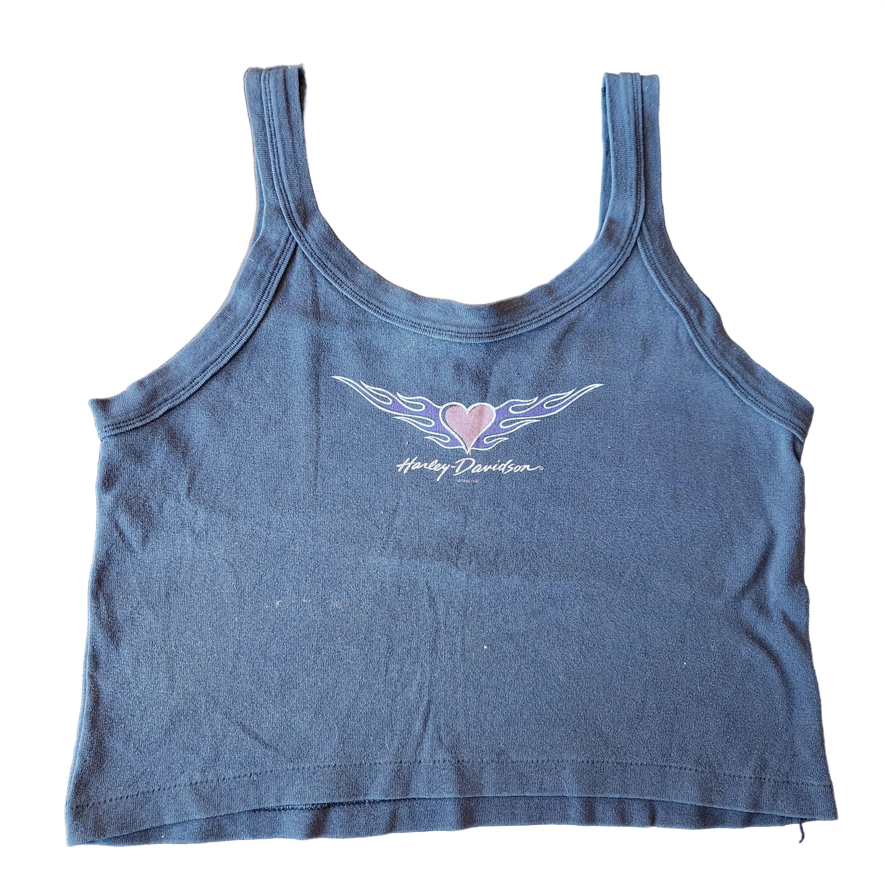 Harley Davidson Black Crop Tank (L)