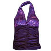 Purple Sequin Micro Mini Dress (XS)