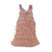 Crochet Sequin Boho Tank Top (S-M)