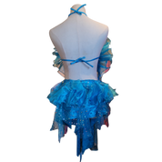 Custom Blue Flower Two-piece Set (xs/s)