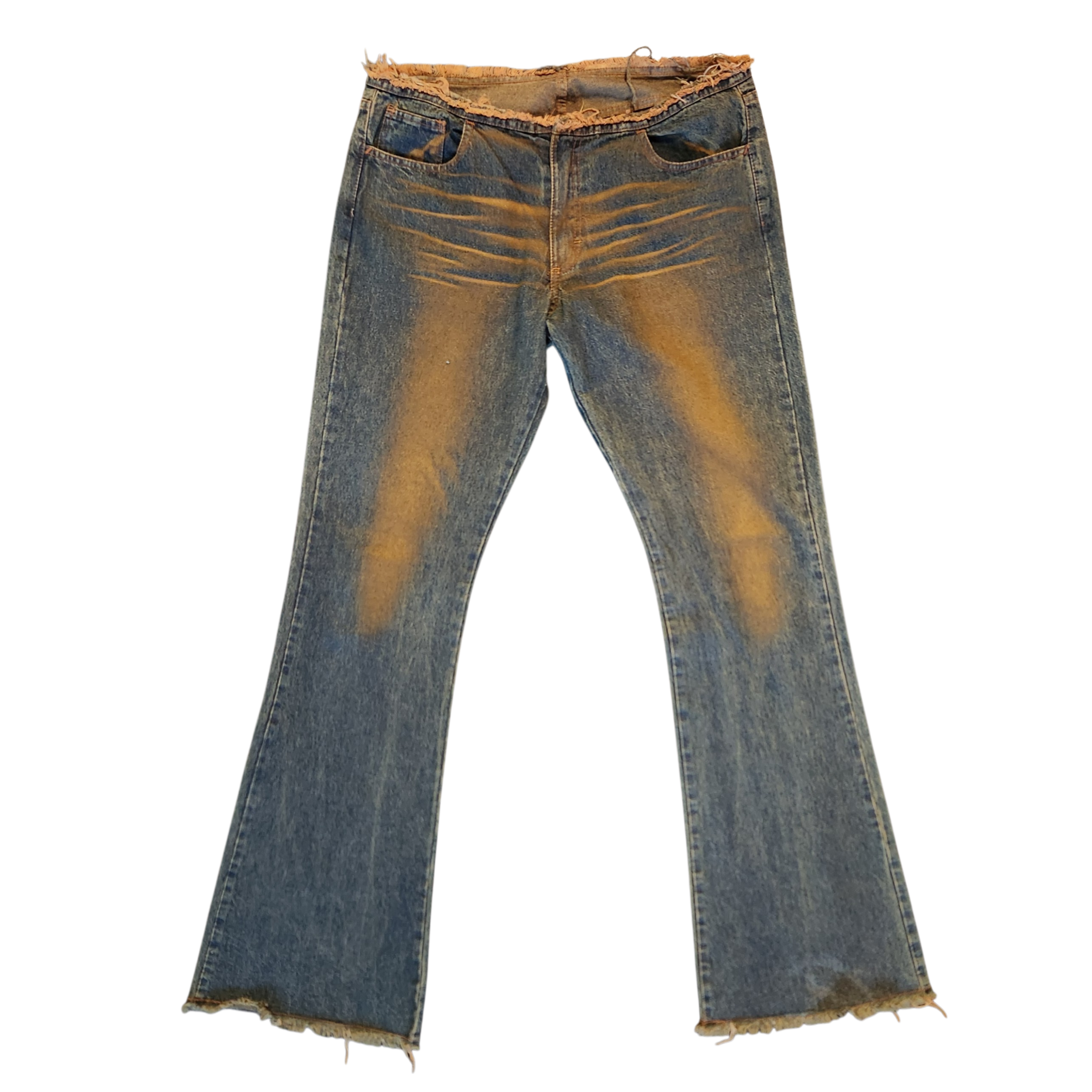 Pre-faded Dark Wash Jeans (XL)