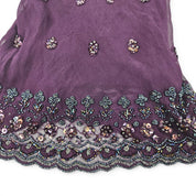 Vintage Silk Beaded Fairy Top (M)