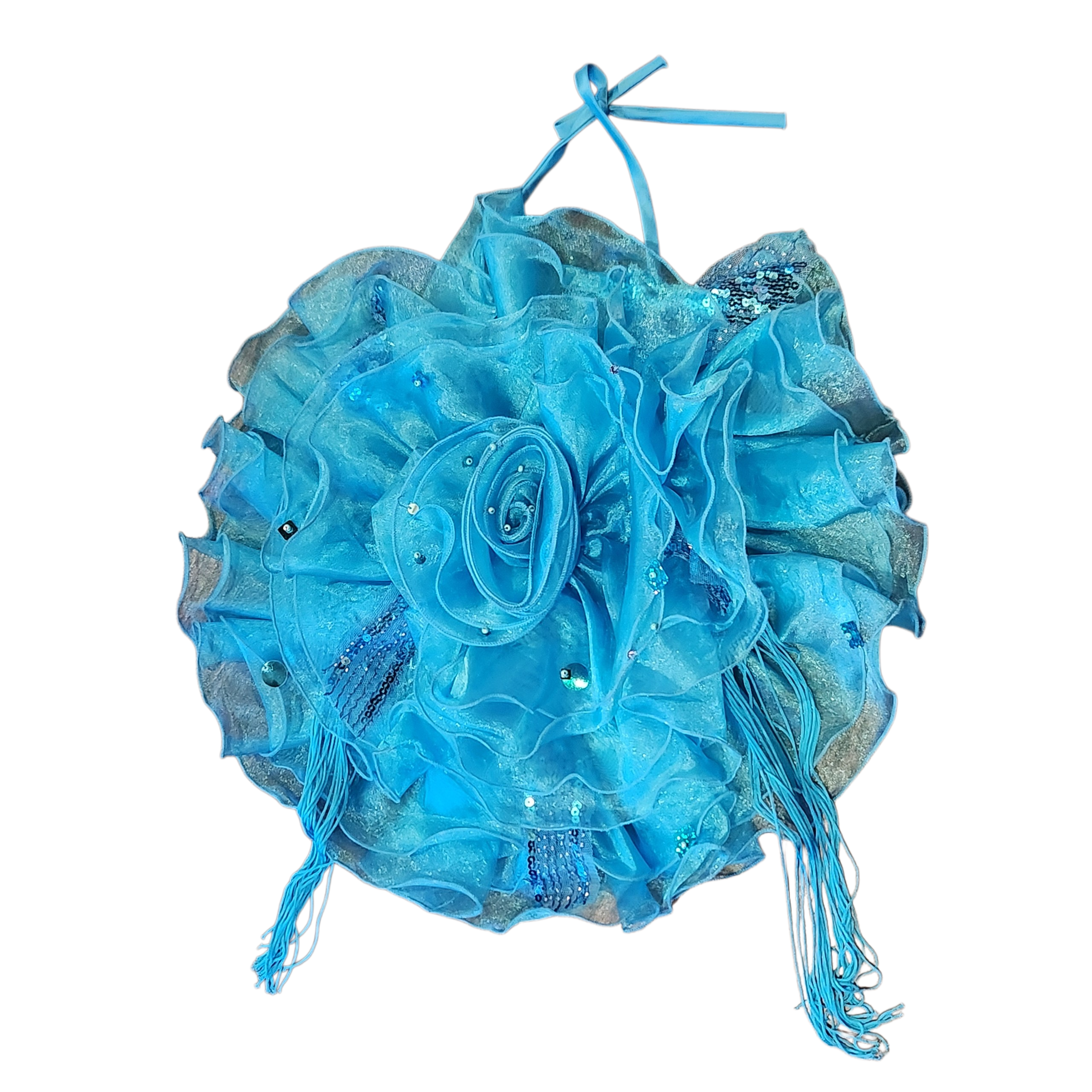 Custom Blue Flower Two-piece Set (xs/s)