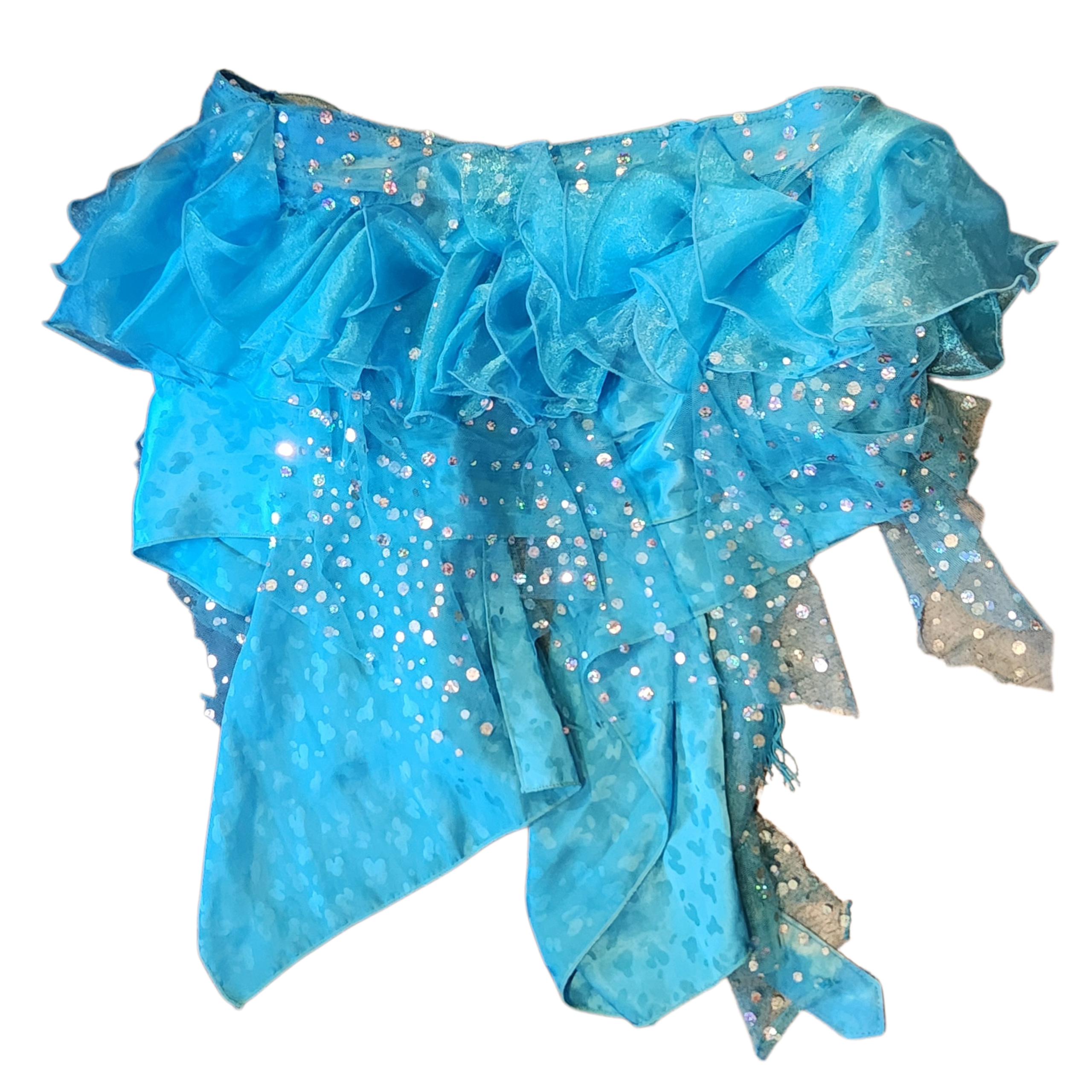 Custom Blue Flower Two-piece Set (xs/s)