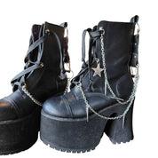 Kick em' in Grunge Boots (Size 8)
