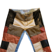 Patchwork Flare Jeans (S)