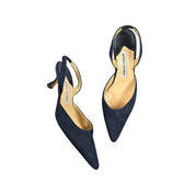 Vintage Manolo Blahnik Kitten Heels (7.5)