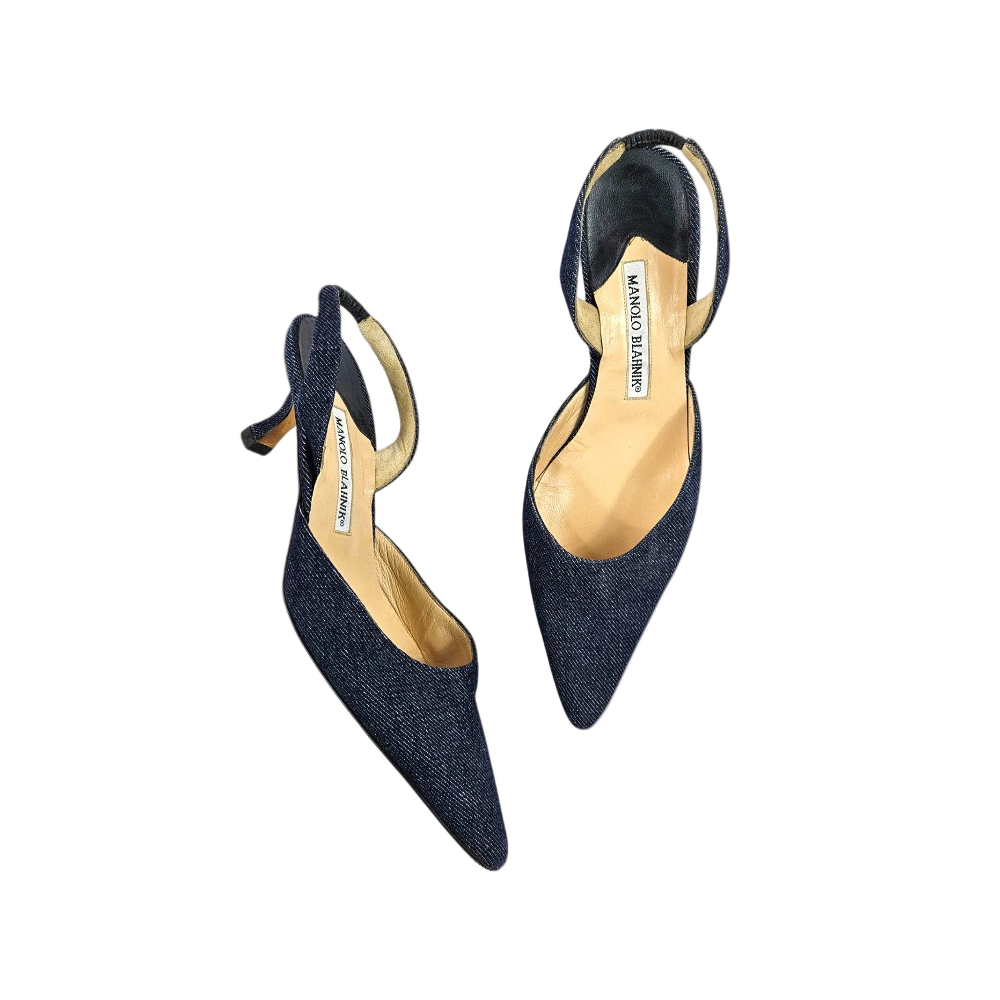 Vintage Manolo Blahnik Kitten Heels (7.5)