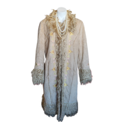 Tan Embroidered Penny Lane Coat (L/XL)