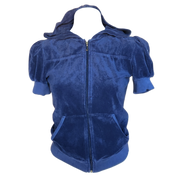 Juicy Couture Royal Blue Shortsleeve Hoodie ( M)
