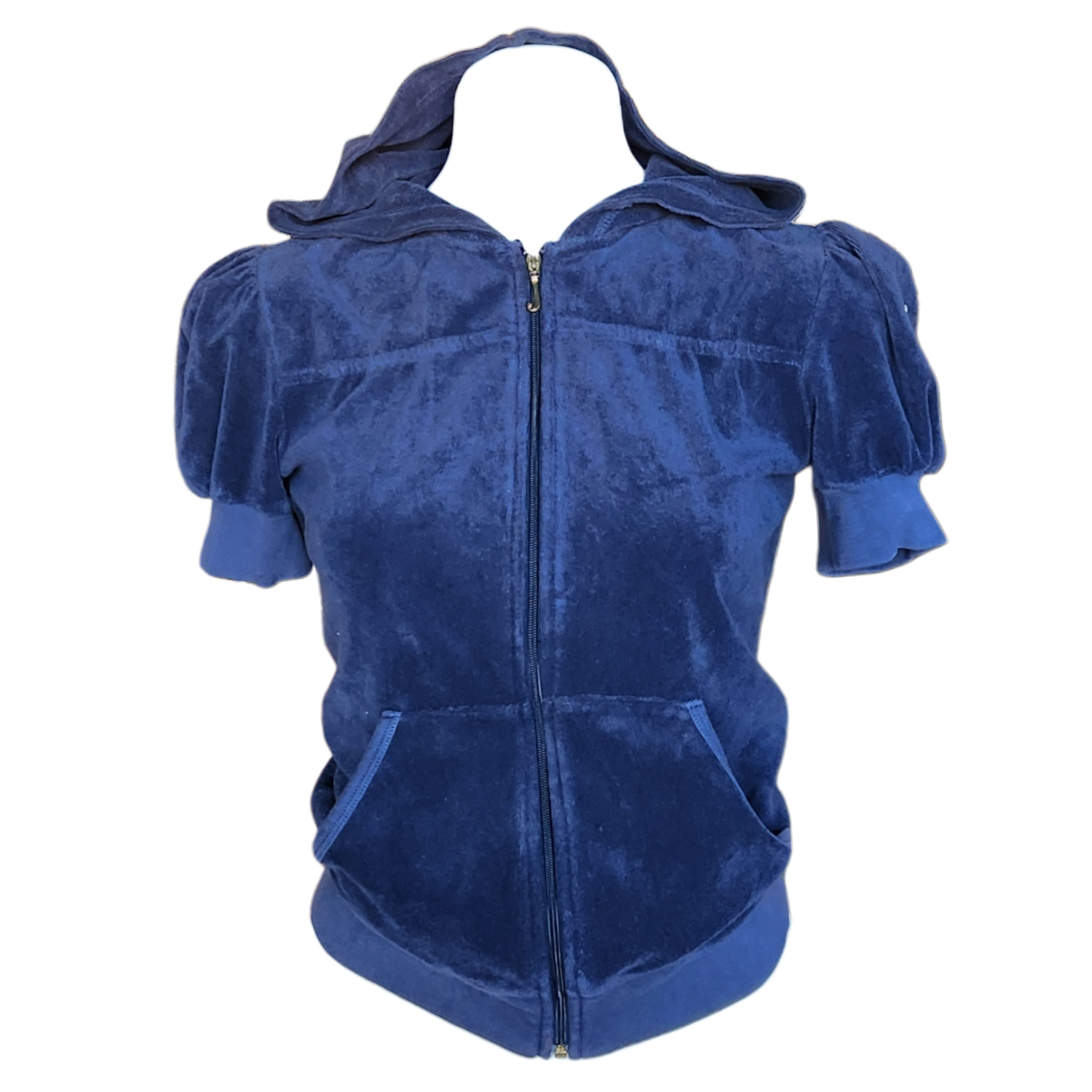 Juicy Couture Royal Blue Shortsleeve Hoodie ( M)