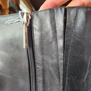 Antonio Melani Leather Pointy Butterfly Boots (Size 9)