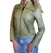 Moss Green Moto Jacket (M)
