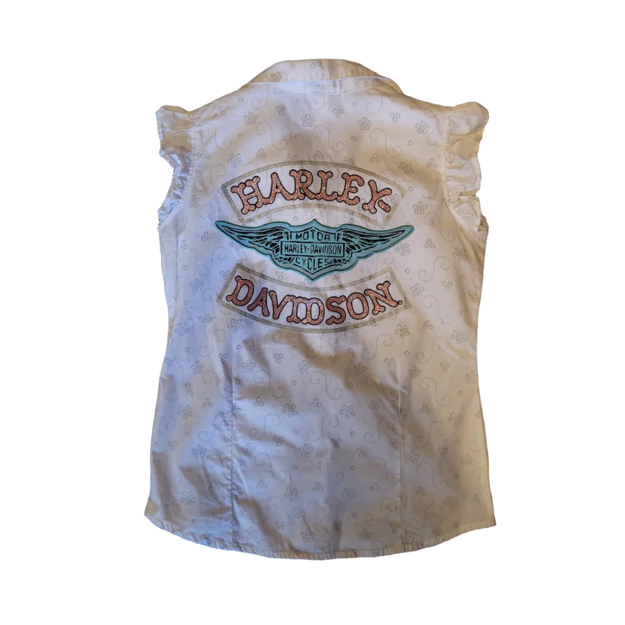 Harley Davidson Flower Girl  Top (XS/S)