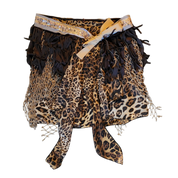 Custom Fringe Cheetah Belt (M)