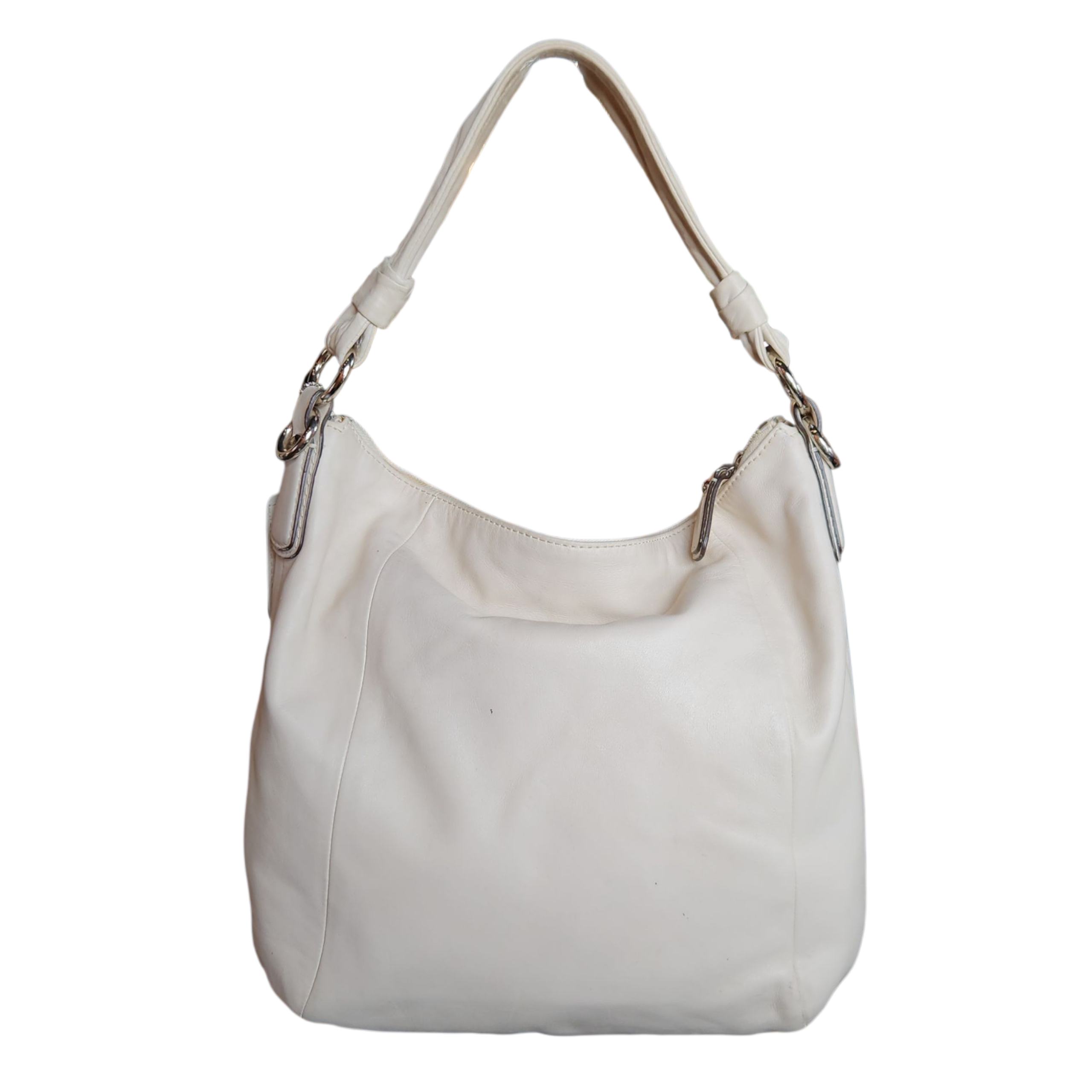 Creamy Leather Shopper by Coach