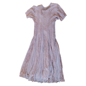 Lacy Taupe Maxi Dress (S)