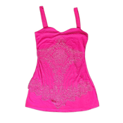 Hot Pink Beaded Top (XS)