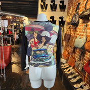 Vintage Car Graphic Top (S)