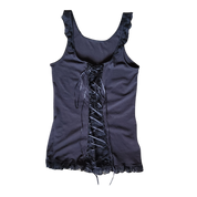 Whimsigoth Lace-Up Tank (S/M)