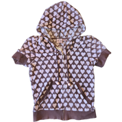 Juicy Couture Chocolate Sweetheart Shortsleeve Hoodie (L)