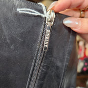 Antonio Melani Leather Pointy Butterfly Boots (Size 9)