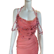 Silk Beaded Dress (S)