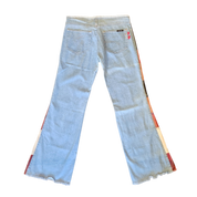 Patchwork Flare Jeans (S)