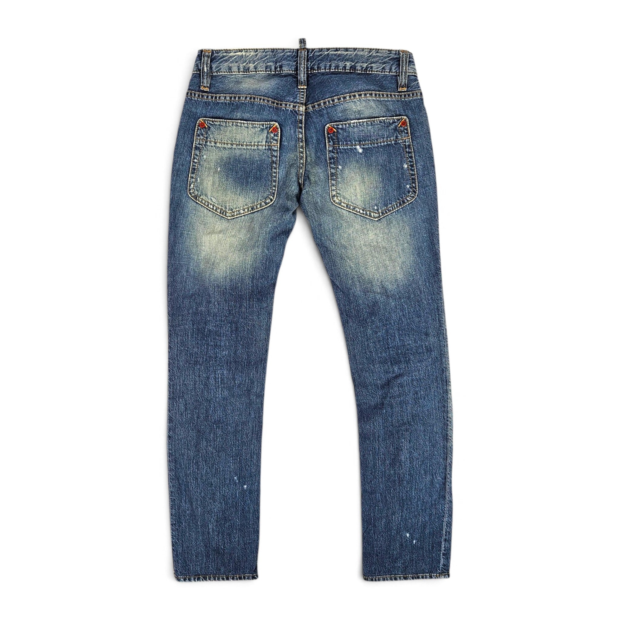 Vintage Y2k Dsquared2 Distressed Low Rise Jeans Subversive (xs)