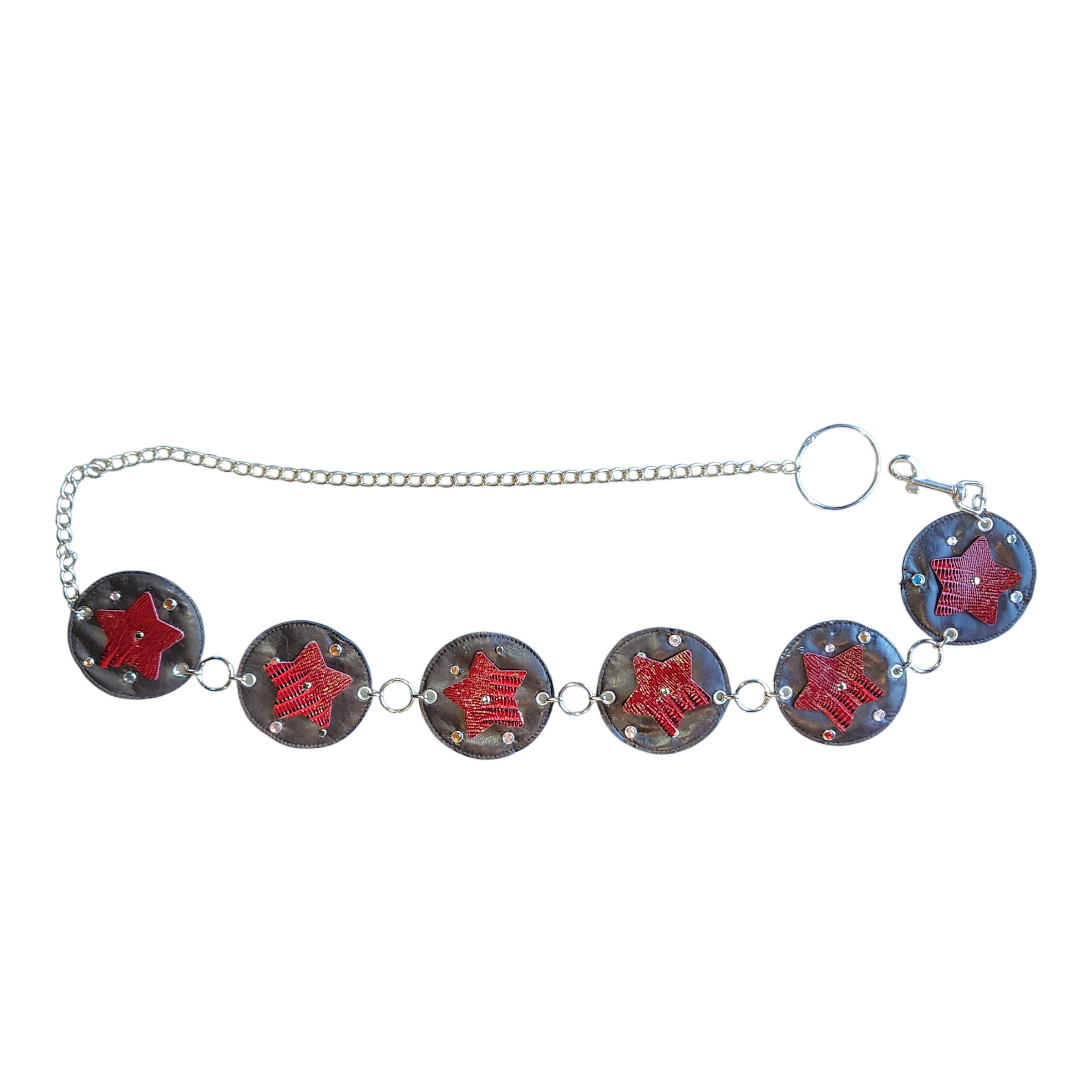 Star-Studded Custom Chain Belt