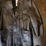 Black Leather Butterfly Jacket (M-L)