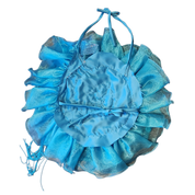 Custom Blue Flower Two-piece Set (xs/s)