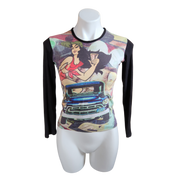 Vintage Car Graphic Top (S)